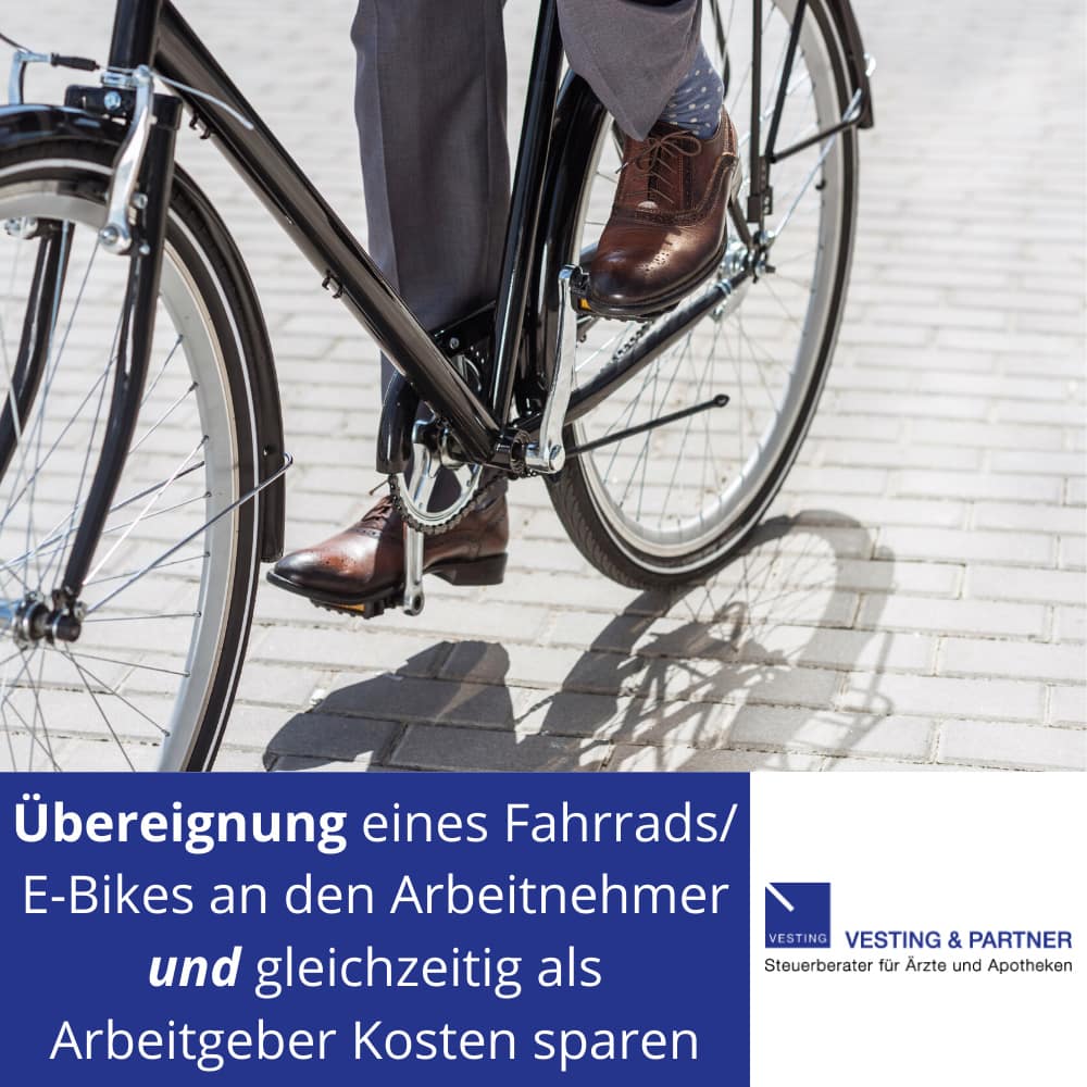 Übereignung eines Dienstfahrrads (Fahrrad, EBike