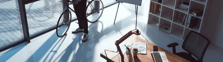 Freiberufler Fahrrad Absetzen